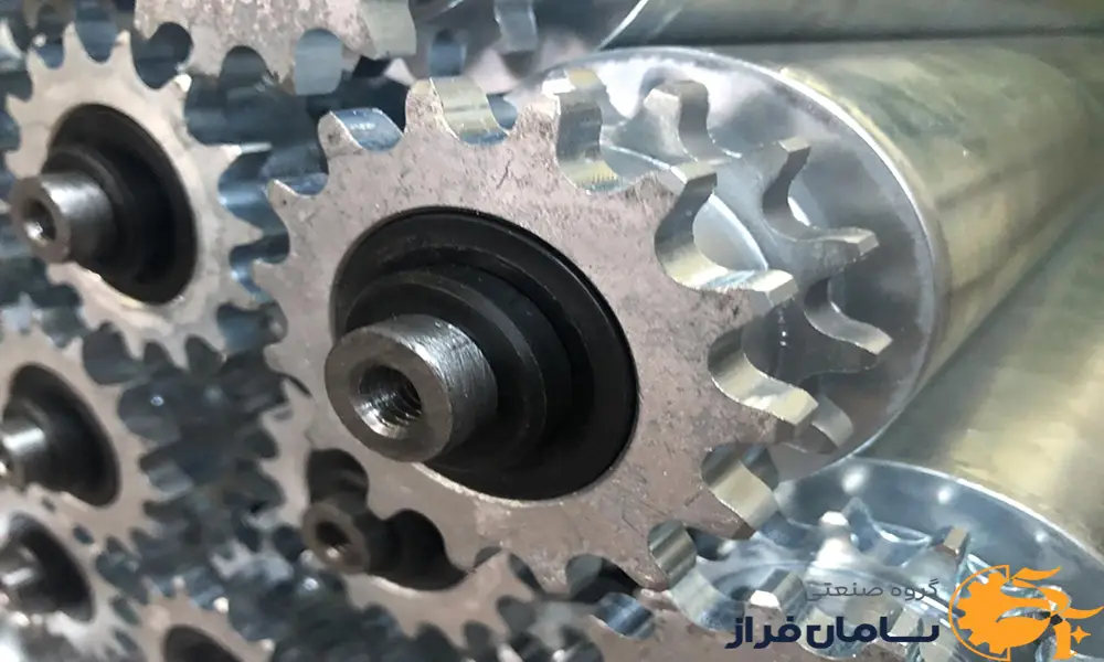 رولیک صنعتی چرخ دنده دار